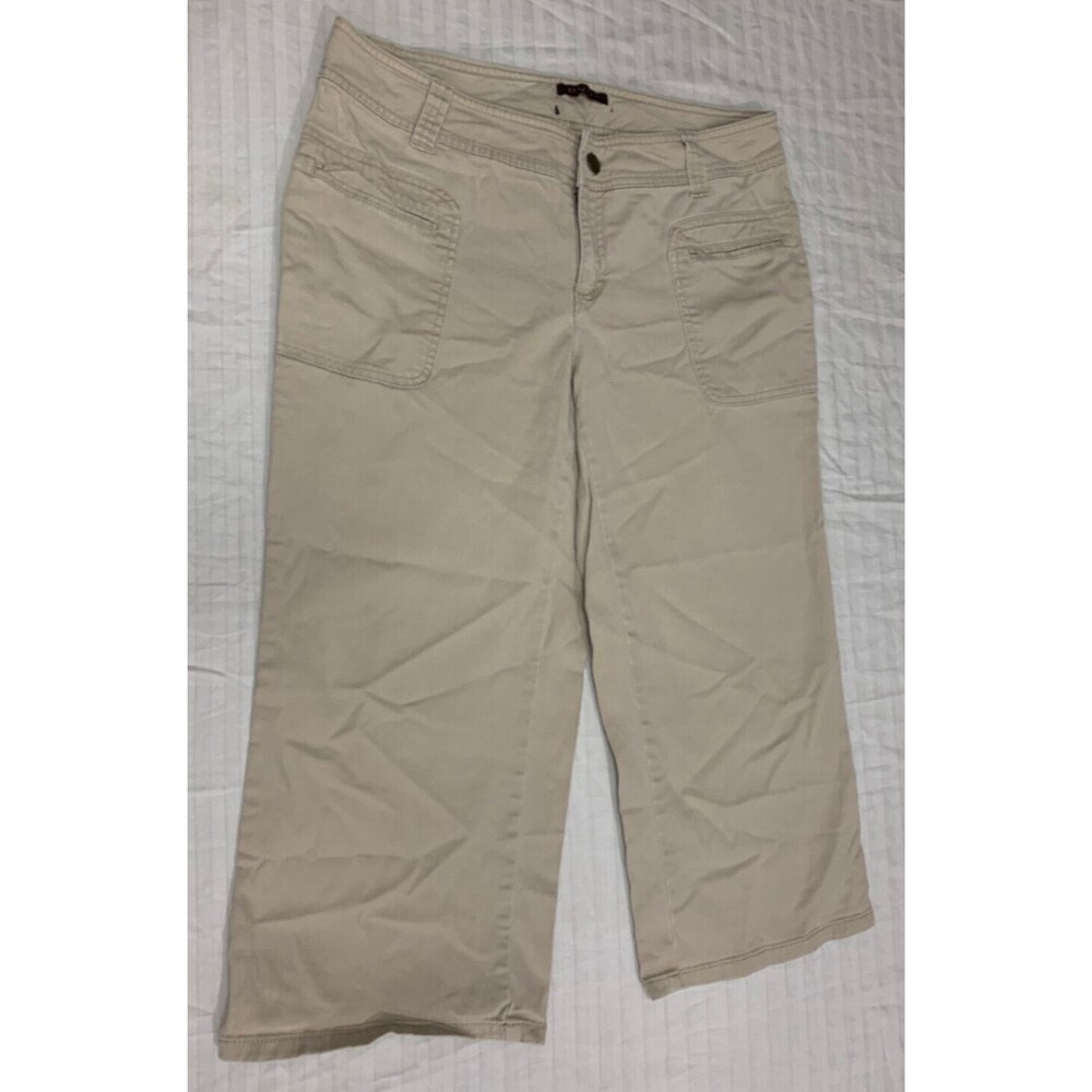 BANDOLINO STRETCH WOMENS CAPRIS PANTS WAIST 34 IN